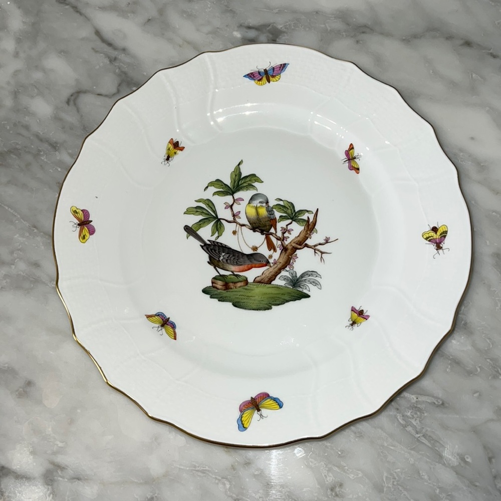Herend Hungary hand painted dinner plate 1524/RO